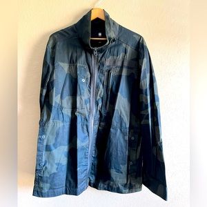 G star raw camo shirt/jacket with zipper